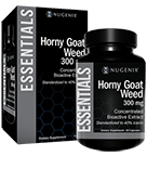 Bottle of Nugenix<sup>®</sup> Essentials Horny Goat Weed