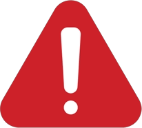red warning icon