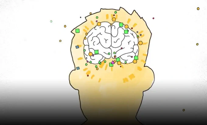 cartoon of human brain