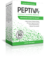 Bottle of Peptiva<sup>®</sup> Advanced Digestive Relief